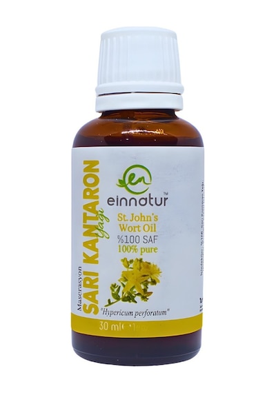 Einnatur Sarı Kantaron Yağı %100 Saf Zeytinyağında Maserasyon St John's Wort Oil 30 ML