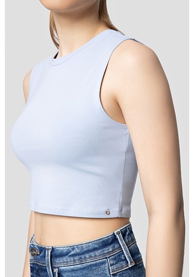 Loft Crop Kadın Atlet Lf2032011 Mavi