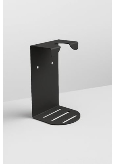 Tek Bölmeli Yapışkanlı Sıvı Sabunluk Standı Siyah Paslanmaz Metal Duvara Yapıştırılabilir Banyo Organizer Diğer