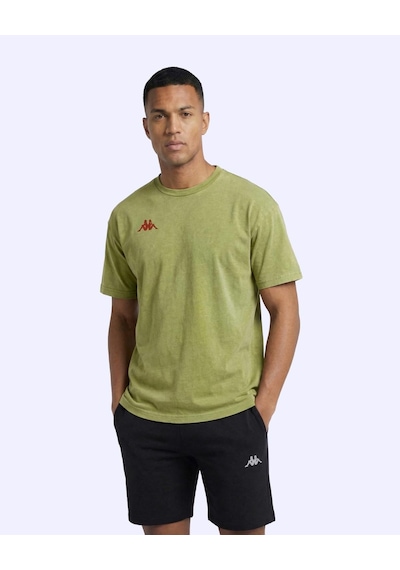 Kappa Jona Tshirt Erkek Yeşil Oversize Tişört