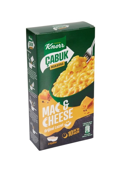 Knorr Çabuk Makarna Mac&cheese 212 G Peynirli Lezzet - 6 Adet Tarı