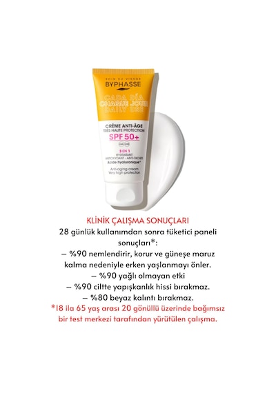Byphasse  3'ü 1 Arada Renkli Güneş Kremi SPF50+ 50 ML