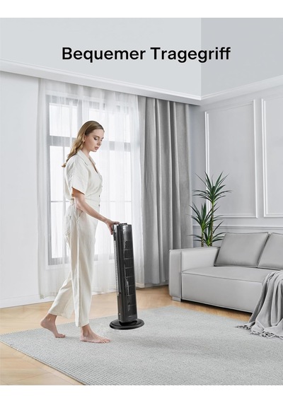 Pelonis Kule Fan, Sessiz Çalışma, 3 Hız Ayarı, Zamanlayıcı, 60 Salınım