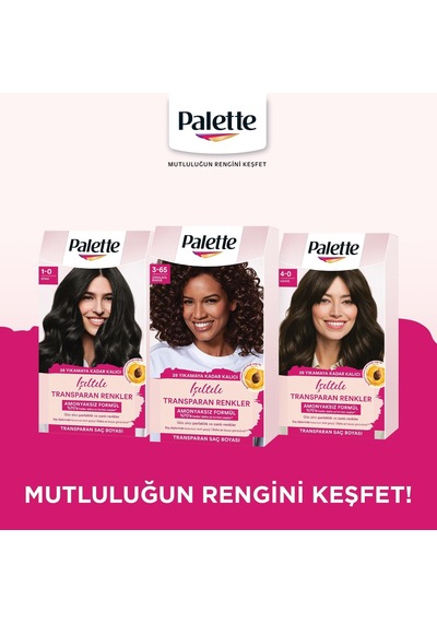Saç Boyası, Işıltılı Transparan Renkler, 3-65 Çikolata Kahve