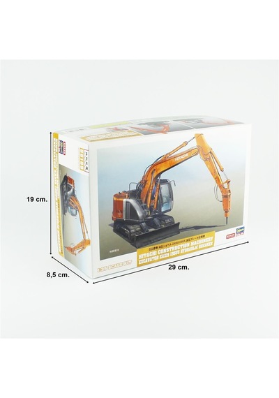 Hasegawa 66109 1/35 Ölçek, Hitachi Construction Machinery Excavator Zaxis 135us Hydraulic Breaker, Plastik Model Kiti