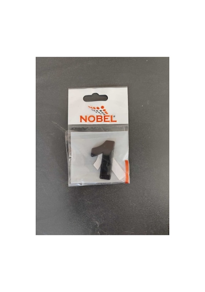 Yapışkanlı Kapı Numarası Kapı No Siyah Küçük Boy 50 Mm 5cm Siyah Renk Numaralar 1 Adet 1 1