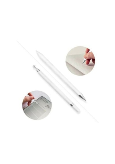 Apple Uyumlu iPad  10.2 8. Ve 9. Nesil 2 In 1 Stylus Kalem Özel Tasarım Ve Hassas Çizim Kalemi