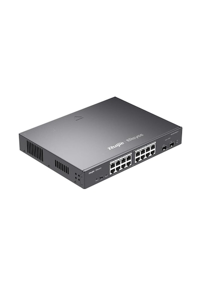 Ruijie-reyee Rg-es218gc-p 16 Port Poe 10-100-1000 Mbps 2 Port Sfp Yönetilebilir Switch-128369