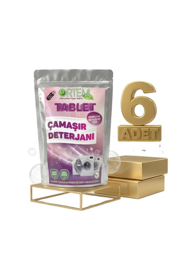 Ortem Çamaşır Tablet Deterjan 6x22'li