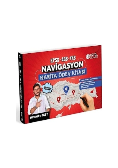 Mehmet Eğit 2026 Kpss Meb-ags Tyt Ayt Coğrafya Navigasyon Harita Ödev Kitabı - Mehmet Eğit Mehmet Eğit