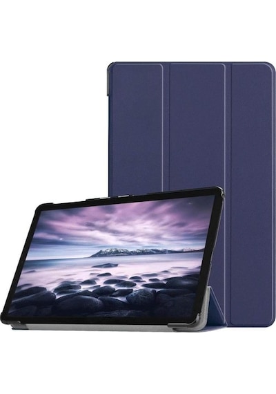 Samsung Uyumlu Galaxy Tab A 10.5 T590 T595 T597 Kılıf Pu Deri Smart Stan