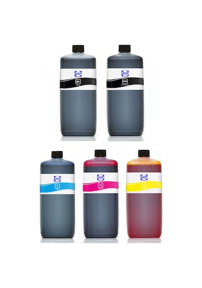 OCP Epson EcoTank ET 7700 Uyumlu Yazıcı Mürekkep Seti 1000ml 5 Renk
