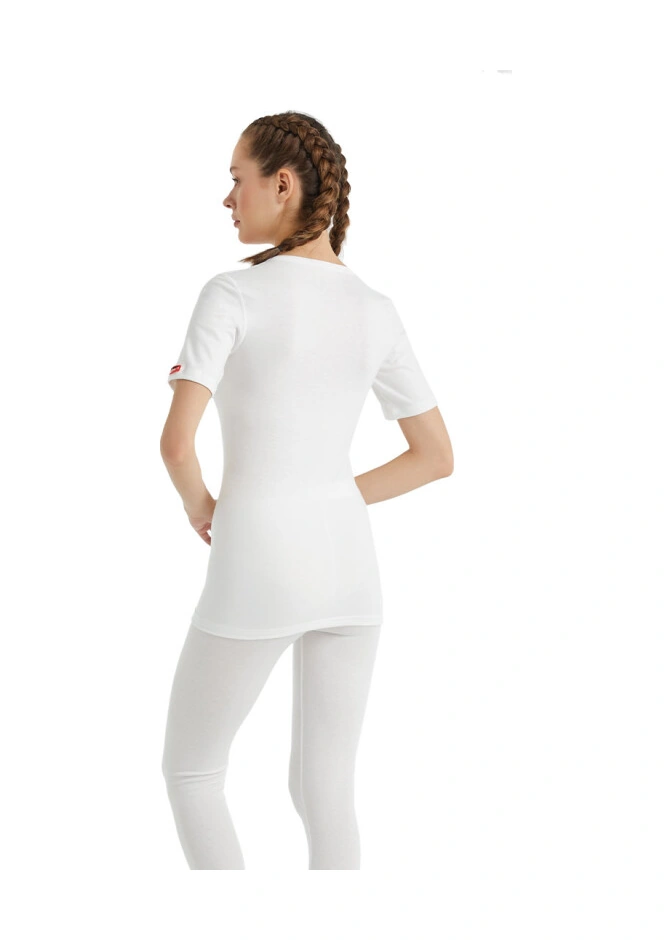 Blackspade Unisex Termal Tişört 2. Seviye 1263 - Beyaz