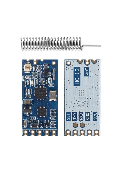 2 Adet Hc-12 433mhz Sı4463 Sı4438 Kablosuz Seri Port Modülü 1000m Antenli Rf Uart Seti