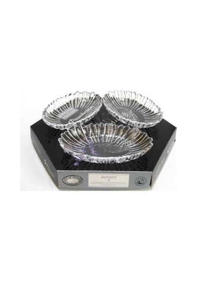 10545 Aurora Oval Çerezlik 3'lü 15x10cm Nocolor-71faed51
