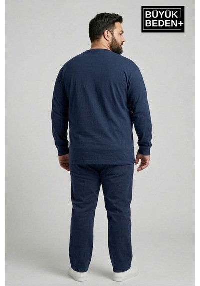 Superlife Erkek Büyük Beden 2'li Set Uzun Kollu 2 İplik Bisiklet Yaka Tişört Spr26bts542+2 Beyaz Superlife Erkek Büyük Beden 2'li Set Uzun Kollu 2 İplik Bisiklet Yaka Tişört Spr26bts542+2 Beyaz