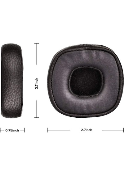 Mrstoys Marshall Major 3 Ve 4 İle Uyumlu Kulaklık Pedi Yastığı Kulaklık Süngeri Minder Kapak Sünger Earpad Kahverengi