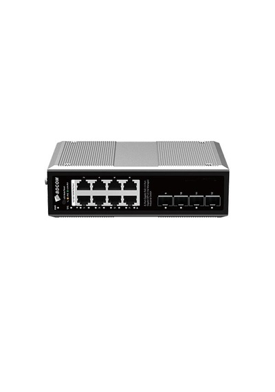 Bdcom Ies200-l25-8p2s 10 Port Gıgabıt 8xpoe 240w 2x1000 Sfp L3-lıte Yön. Switch