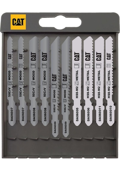 Cat DX5310 550W Profesyonel Devir Ayarlı Dekupaj Testere + DA06901 10 Parça Testere Ucu