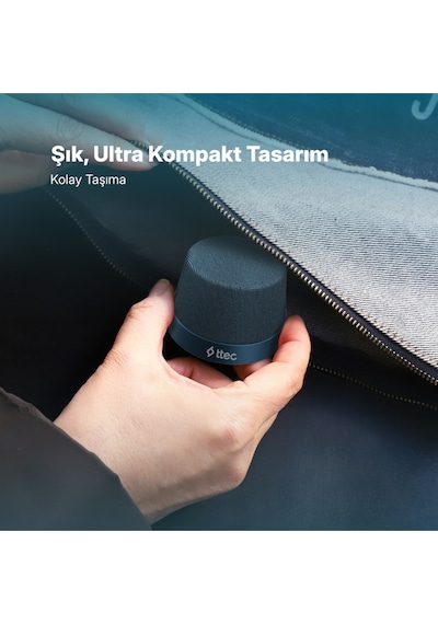 Ttec 2BH13 Vox Mini M Magsafe Uyumlu 2’si 1 Arada Kablosuz Bluetooth Hoparlör