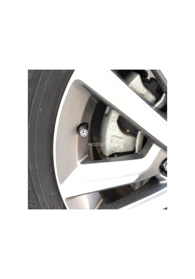 4 Adet Honda Logolu Siyah Plastik Sibop Kapağı, Isıya Dayanıklı Kaliteli Lastik Sibop Valf Kapağı