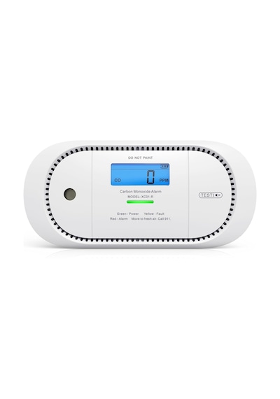 X-sense Karbonmonoksit Alarmı, Dijital Lcd Ekranlı, 5 Yıl Değiştirilebilir Pil Ve Tepe Değer Hafızalı Co Dedektör Alarmı, Xc01-r