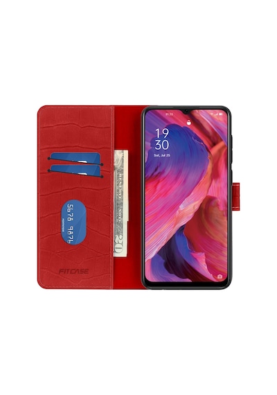 Oppo A73 Kilif Kroko Desen Kapakli Cüzdanli 489388190