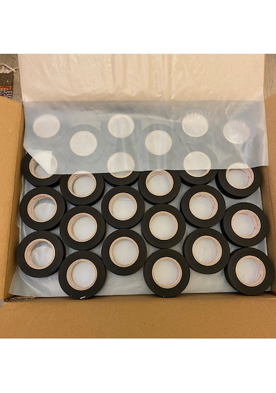 Bez Bant Tüysüz Coroplast 19 Mm x 15 Metre Siyah 10 Adet