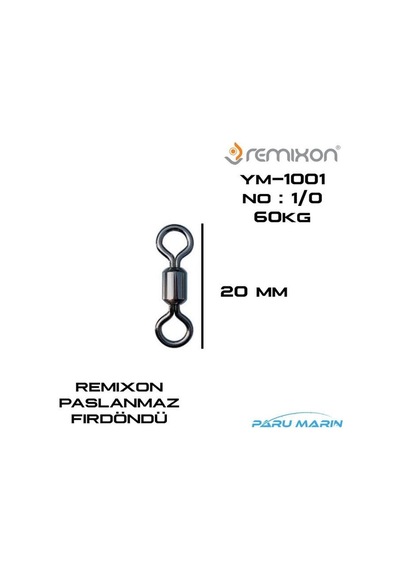Remixon Ym-1001 Bilyalı Fırdöndü No:1/0 60kg.