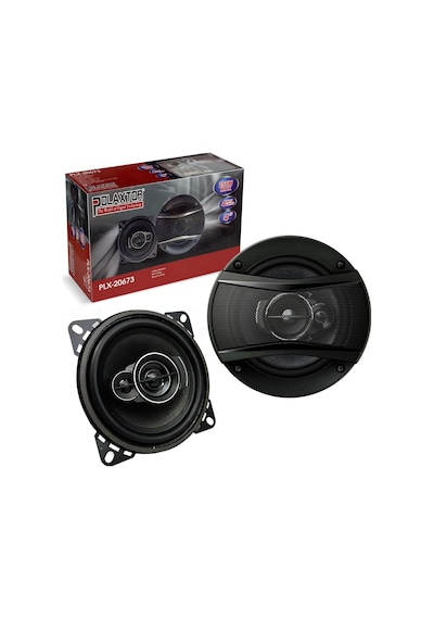 Oto Hoparlör 10Cm 250W 2 Adet Kapaklı Dört Yollu  Plx-20673