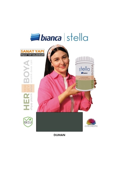 Stella Su Bazlı Akrilik Boya Duman Diğer