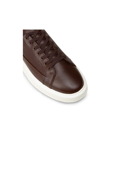 Deery Erkek Hakiki Deri Kahverengi Sneaker Ayakkabı - E4482mkhvc01