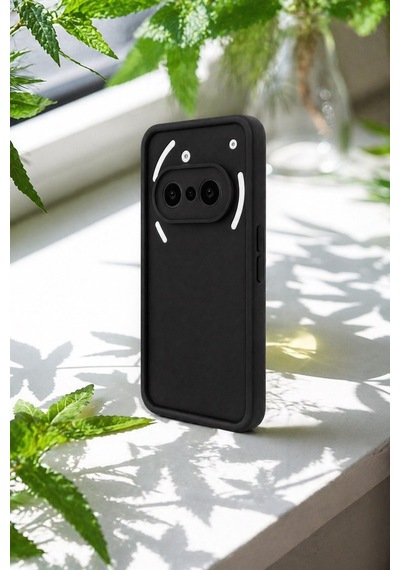 Nothing Phone 3a Uyumlu Kamera Çıkıntılı Mat Silikon Telefon Kılıfı