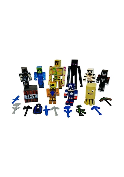 Minecraft Aksesuarlı Xl 20 Parça Oyuncak Kahramanlar Figür Maykıraft