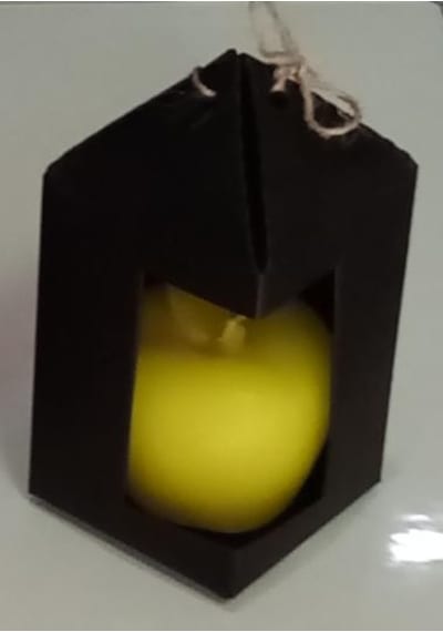 Kokulu Mum Elma - Sarı 1 Adet Fiyatıdır