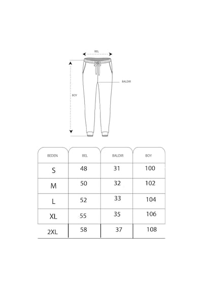 Herkesemoda Minimal Leaf Desenli T-shirt Eşofman Takımı Siyah