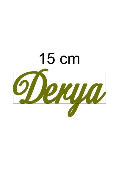 Gold Aynalı Pleksi Isim- Altın Aynalı Pleksi Isim 15 Cm Gold