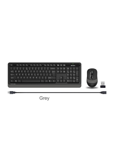 A4 Tech Fg1010 2.4G Gri Q Fn-Mm Klv+Optik Mouse Set 546044813