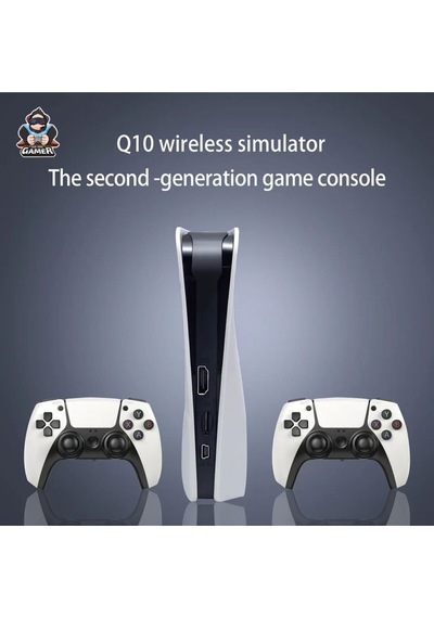 Q10 Plystation 128 Gb Gta Pes Fifa Sega Psp Retro Atari 26776 Oyunlu 3d 4k Hd 2.4g Game Box
