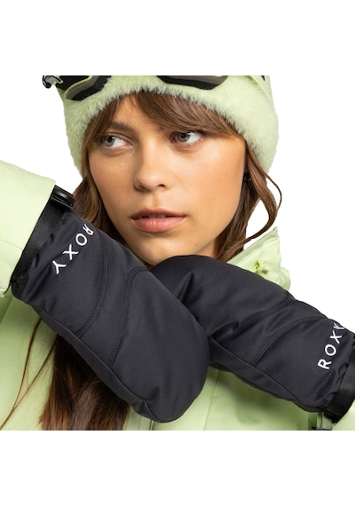 Roxy Jetty Kadın Snowboard Ve Kayak Eldiveni Siyah Siyah