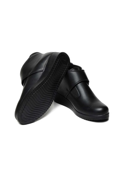 Bestello Cırtlı Poli Taban Comfort Bot 018-l303 Kadın Bot Siyah