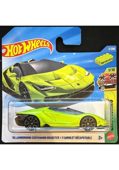 Hot Wheels Tekli Arabalar '16 Lamborghini Centenario Roadster Jjk74 Exotics Çok Renkli