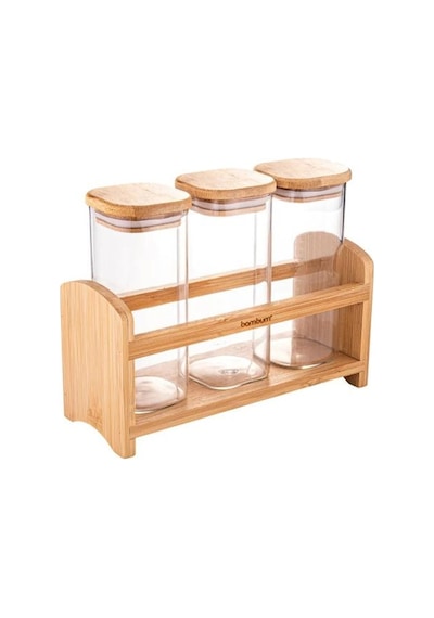 Bambum Saphire 4 Parça Standlı Baharatlık Seti B5585 Bambu