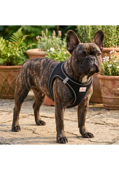 Köpek Ve Kedi Göğüs Tasması Xl Nefes Alabilen File Kumaş Ayarlanabilir Yelek Tasarım Yansıtıcı Şeritli Küçük Irk Köpek Ve Kediler İçin