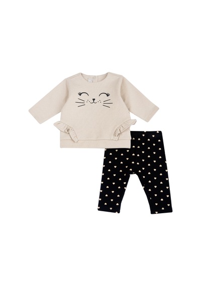 Chicco Takım / S-shırt+ Tek Alt 09075948000000 000099 Black