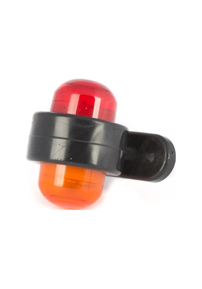 MİNİ TAKOZ TEK LEDLİ SARI-KIRMIZI 12V-24V