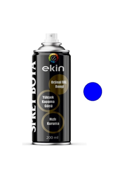 Sprey Boya 200 Ml Mavi Parlak Çok Amaçlı Mor