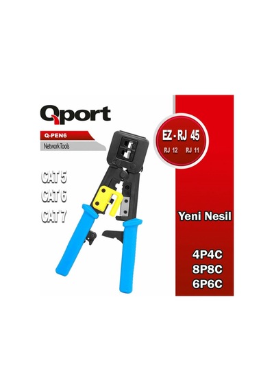 Q-pen6 Rj45/rj11/rj12 Yeni Nesil Pense