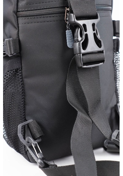 İmaks Çokgözlü İmperteks Kumaş Günlük Sırt Çapraz Göğüs El Ve Omuz Çantası Unisex Siyah Gri Body Bag 912 Siyah - Gri