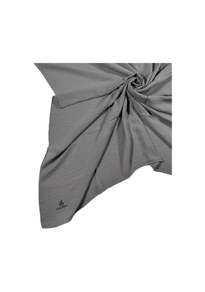 Mim Eşarp Mısırlı Eşarpları Aerobin Jazz Caz Eşarp 110x110 Cm Koyu Gri